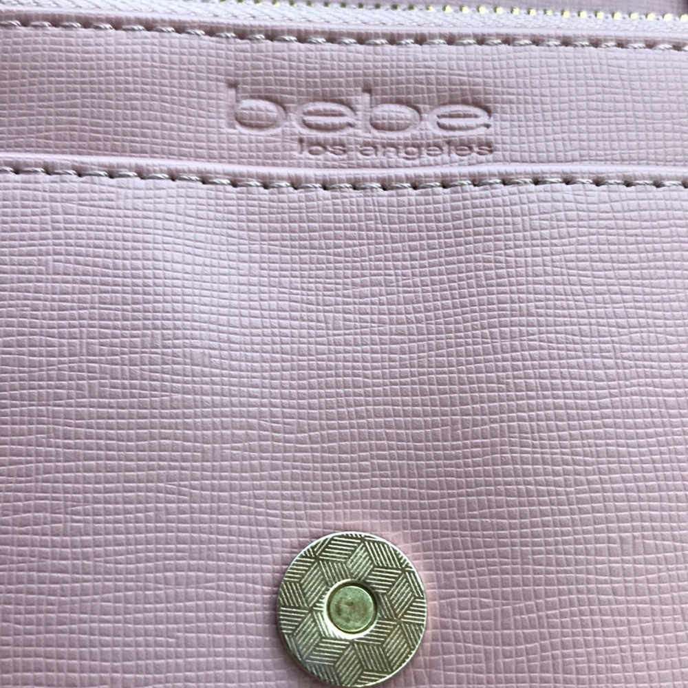 Bebe mauve crossbody with gold & mauve chain - Picture 5 of 14